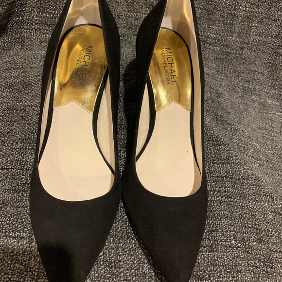Michael Kors Black Saude Heels - Picture 3 of 5